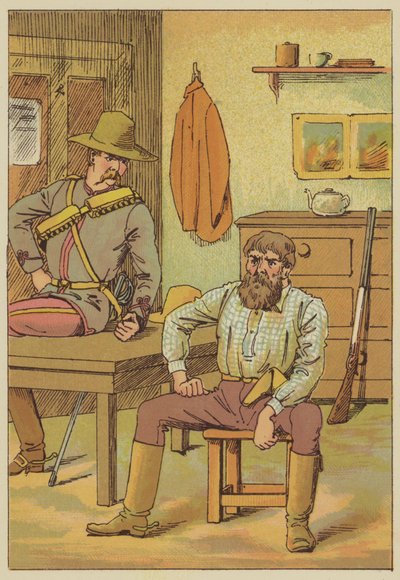Kalkış (renkli gravür) by English School
