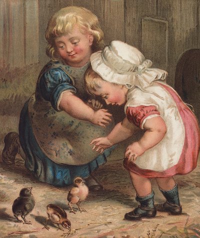 İlk yavru (renkli lito) by English School
