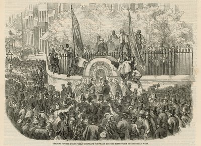 İlk halka açık çeşme by English School