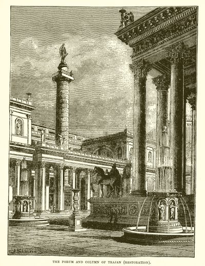 Forum ve Trajan sütunu by English School