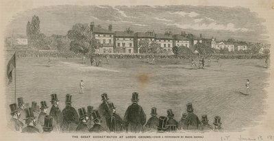 Lords Ground'daki büyük kriket maçı by English School