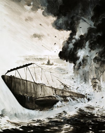 Perili U-Boat 65 by English School
