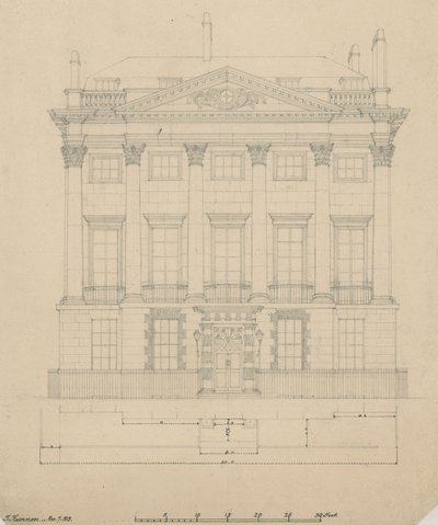 Bay Scotmother'ın evi, Cavendish Meydanı, Londra by English School