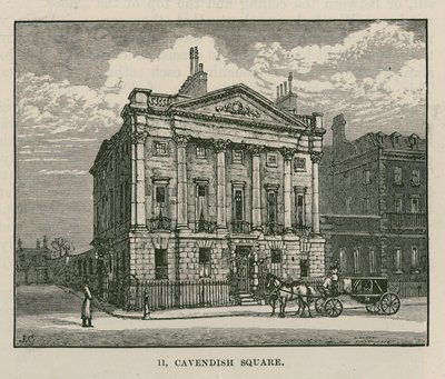 Bay Scotmother'ın evi, Cavendish Meydanı, Londra by English School