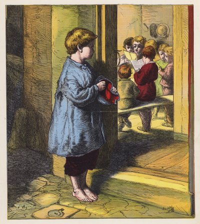 "Annemin bana öğrettiği ilahi" (renkli taş baskı) by English School