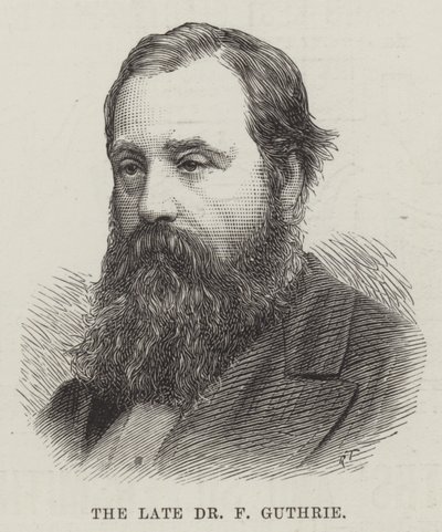 Merhum Dr F Guthrie (gravür) by English School
