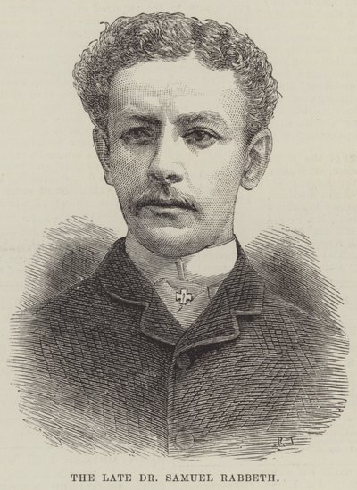 Merhum Dr Samuel Rabbeth (gravür) by English School