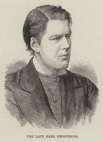 Geç Earl Grosvenor (gravür) by English School