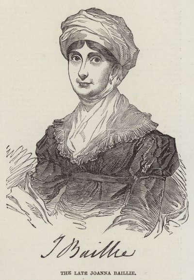 Geç Joanna Baillie (gravür) by English School
