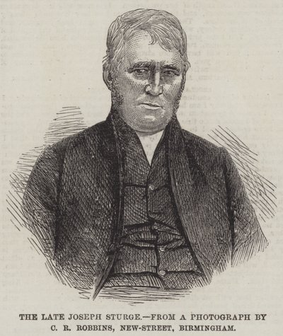 Geç Joseph Sturge (gravür) by English School