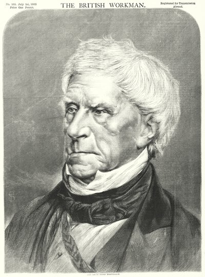 Rahmetli Lord Brougham (gravür) by English School