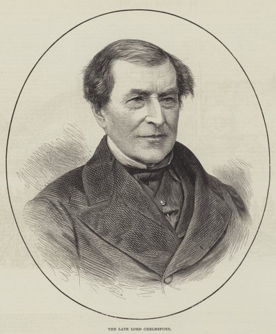 Rahmetli Lord Chelmsford (gravür) by English School