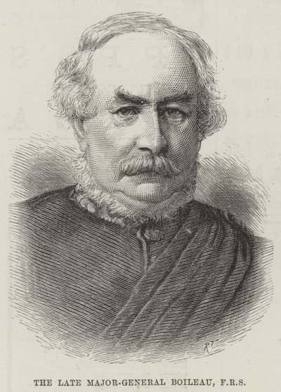 Geç Tümgeneral Boileau, FRS (gravür) by English School