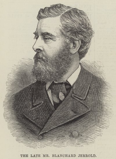 Merhum Bay Blanchard Jerrold (gravür) by English School