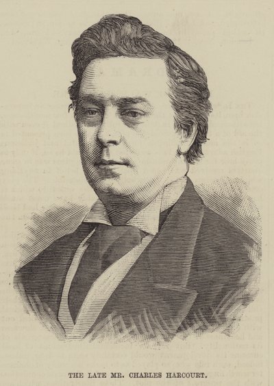 Merhum Bay Charles Harcourt (gravür) by English School