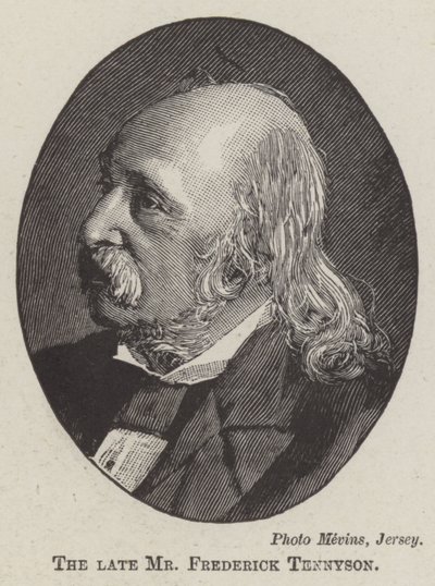 Merhum Bay Frederick Tennyson (gravür) by English School