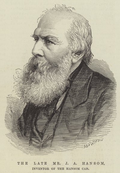 Merhum Bay J A Hansom, Hansom Cab