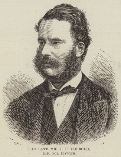 Merhum Bay JP Cobbold, Ipswich Milletvekili (gravür) by English School
