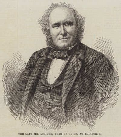 Geç Bay Lorimer, Lonca Dekanı, Edinburgh