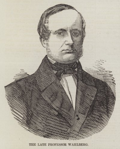 Rahmetli Profesör Wahlberg (gravür) by English School