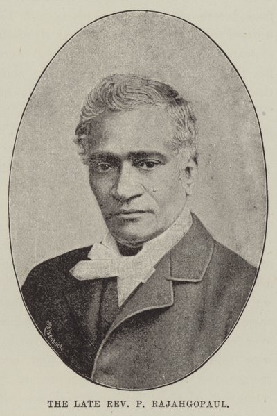 Rahmetli Muhterem P Rajahgopaul (gravür) by English School