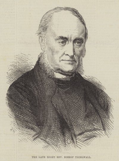 Geç Sağ Muhterem Piskopos Thirlwall (gravür) by English School