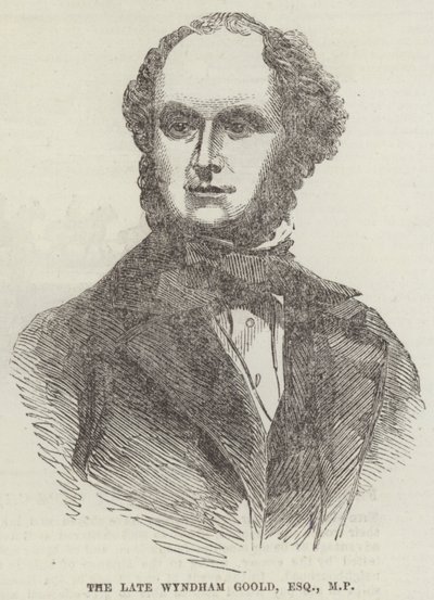 Rahmetli Wyndham Goold, Esquire, MP (gravür) by English School