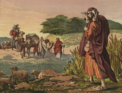 Isaac ve Rebecca'nın buluşması by English School