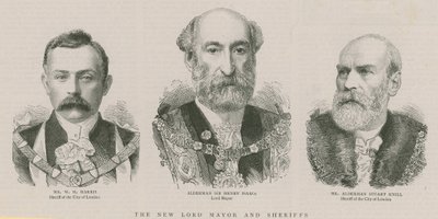 Yeni Lord Mayor ve Şerifler: Alderman Sir Henry Isaacs, Lord Mayor by English School