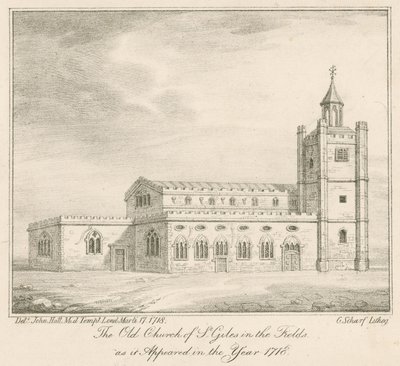 1718 yılında göründüğü gibi, Fields, Londra