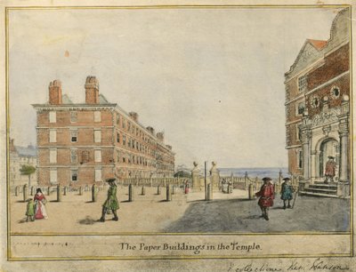 Tapınaktaki kağıt binalar by English School