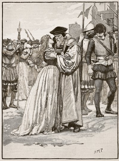 Sir Thomas More ve kızının ayrılması, Cassells Illustrated History of England