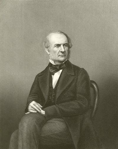 Sağ onurlu William Ewart Gladstone by English School