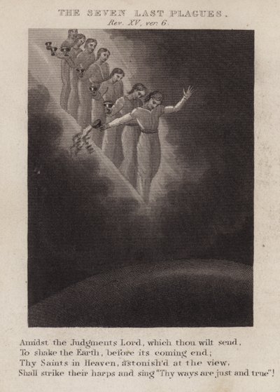 Son yedi bela, Vahiy XV, ver 6 (gravür) by English School