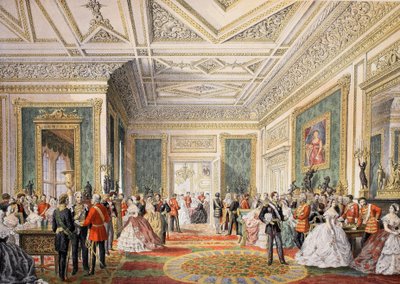 Evlilik tasdik belgesinin imzalanması, A Memorial of the Marriage of Edward VII ve Alexandra of Danish, pub. 1864 by English School