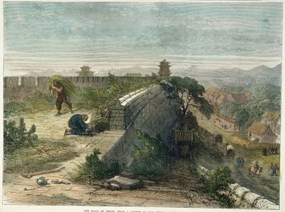Pekin duvarı (renkli gravür) by English School