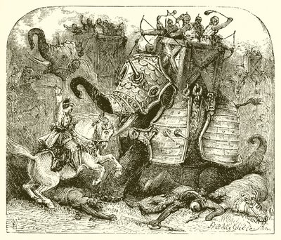 Eskilerin savaş fili by English School