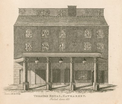 Kraliyet Tiyatrosu, Haymarket, Londra, 1821