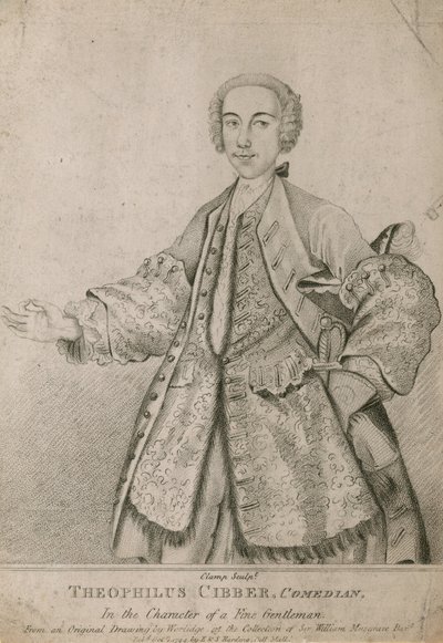 Theophilus Cibber, komedyen by English School