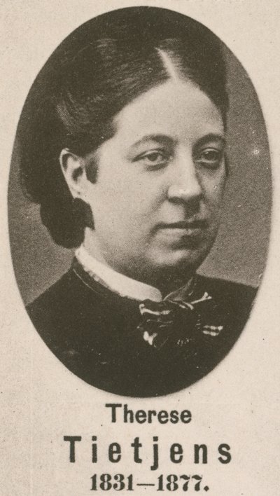 Therese Tietjens (gravür) by English School