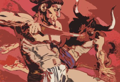 Theseus ve Minotor by English School