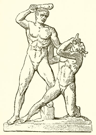 Theseus ve Minotor by English School
