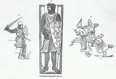 On üçüncü yüzyıl zırhı by English School