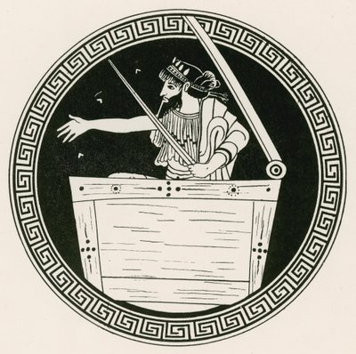 Sandıktaki Thoas (gravür) by English School