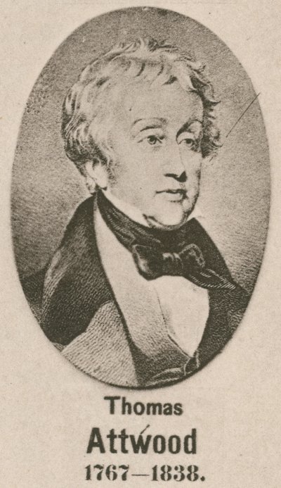 Thomas Attwood (gravür) by English School