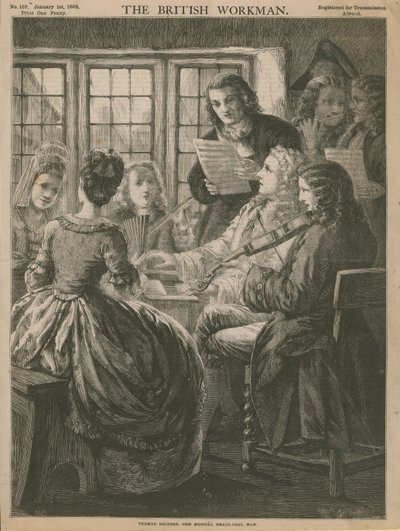 Thomas Britton, müzikal küçük kömür adamı by English School