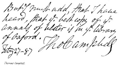 Thomas Campbell by English School