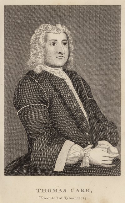 Thomas Carr, Tyburn 1737