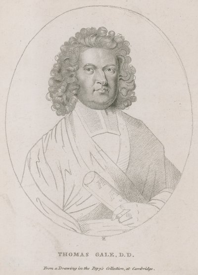 Anıtın üzerindeki yazıyı yazan Thomas Gale by English School