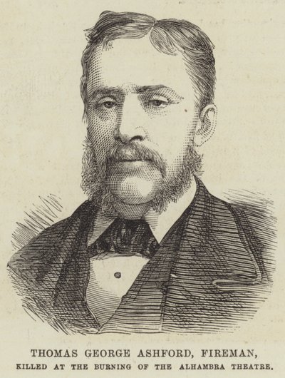 Thomas George Ashford, İtfaiyeci, Alhambra Tiyatrosu